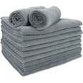 thumbnail image 2 of Arkwright Microfiber Gym Towels - Soft Quick Dry Hand Towel - 16 x 27 in. - (Bulk Case of 180) Grey, 2 of 9