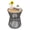 Gray, variant on 16" Round Outdoor Side Table, Weather Patio Rattan End Table with WPC Wood Top,Coffee Table for Porch, Balcony, Backyard and Poolside