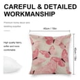 thumbnail image 2 of Lots of pink butterflies Linen toss pillowcase Decoration pillowcase Gift preferred 18x18" Cushion cover 1 set Sofa pillowcase Sofa bedroom living room car, 2 of 8