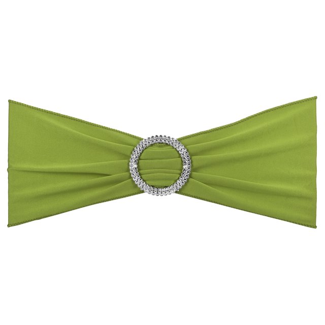 Uxcell 14"x5" Fajas de Silla Estiradas con Lazos Bandas de Silla con Hebilla Verde Paquete de 10