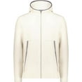 thumbnail image 2 of Augusta Sportswear B29634245 Eco Revive Polar Fleece Hooded Full-Zip Jacket, Oyster - Large, 2 of 7