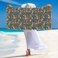 thumbnail image 5 of Sikiie Wolf Fox In Flower Forest Beach Towel for Women Men, Pool Bath Beach Camping Beach Towel Adult Blanket for Travel Swim 27.5"x 55", 5 of 6