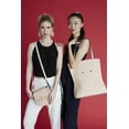 thumbnail image 6 of Ferwind Women's Commuter Tote Peek-A-Boo Pocket Kitty Claws Hardware Blush, 6 of 6
