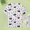 thumbnail image 4 of Panda Floral Pattern Women's T-Shirt Short Sleeve T Shirts Tops Tee Ladies Loose T, 4 of 7