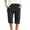 Black, variant on Gubotare Shorts for Women High Rise Relaxed Fit Rolled Short, XL