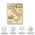 thumbnail image 3 of Vision Studio 'Italy Map' Outdoor All-Weather Wall Decor, 3 of 3