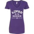 thumbnail image 3 of Inktastic Buckskin Horse Lover Idea Women's V-Neck T-Shirt, 3 of 5