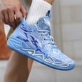 thumbnail image 7 of Bolognifi Men's Basketball Shoe Training Sports Competition Anti Slip Outdoor Running Shoes, 7 of 7