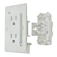 thumbnail image 2 of Diamond Group by Valterra DG20TVP Decor Receptacle with Cover - 20A, 125V, White, 2 of 3