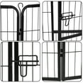 ZENY 39"H 8 Panels Heavy Duty Metal Pet Dog Exercise Pen Kennel Fence