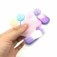 thumbnail image 2 of 6 Packs Portable Disposable Travel Hiking Washing Hand Bath Toiletry Paper Soap Sheets(Random Color), 2 of 4