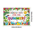 thumbnail image 2 of Cartoon Summer Holiday Banner Tropical Vacation School's Out for Kids Beach Party, 2 of 7