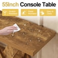 thumbnail image 3 of Tarnorci 3 Tier 54.33" Wood Console Accent Side Table Brindle End Table Hallway Room Decor, 3 of 9