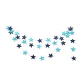 thumbnail image 1 of 4M Xmas String Hanging Star Christmas Party Decoration Tree Ornament Garland Blue Paperboard, 1 of 7