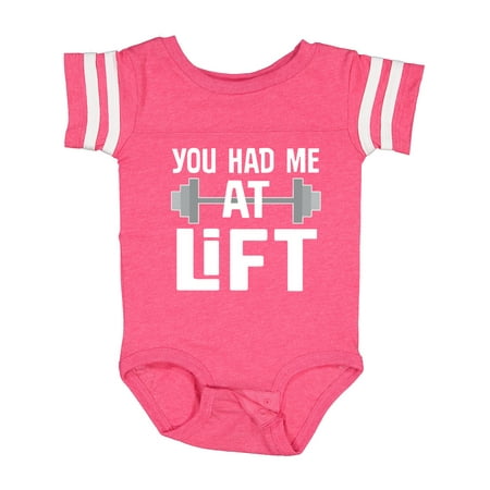 

Inktastic Weightlifting You Had Me at Lift Gift Baby Boy or Baby Girl Bodysuit