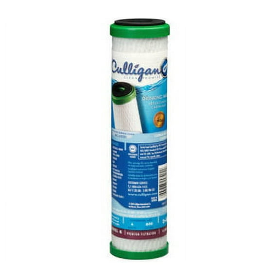 Culligan D-40A Replacement Chemical Water Filter Cartridge Undersink,Each