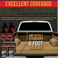 thumbnail image 4 of Custom Coat 25010 Coyote Brown T97 Urethane Roll-On, Brush-On or Spray-On Truck Bed Liner, 1 Quart Kit with Roller Applicator Kit, 4 of 8