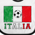thumbnail image 4 of Inktastic Italian Soccer Boys or Girls Baby Bib, 4 of 4