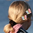 thumbnail image 1 of Pinzas para el pelo de Mariposa Fernando 2 Uds Roscado Amarillo Rosa, 1 of 8