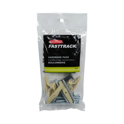 Rubbermaid 1784975 Fasttrack//Fast track Hardware Pack