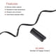 thumbnail image 5 of Cable de Silicona Unique Bargains 22AWG 2 Pines 30 m Negro, 5 of 7