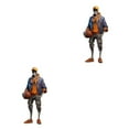 thumbnail image 3 of Bearachild Adornos únicos de Halloween Figuras de esqueleto geniales para aumentar el espacio Baloncesto de acrílico moderno y de moda baloncesto 2Conjunto, 3 of 6