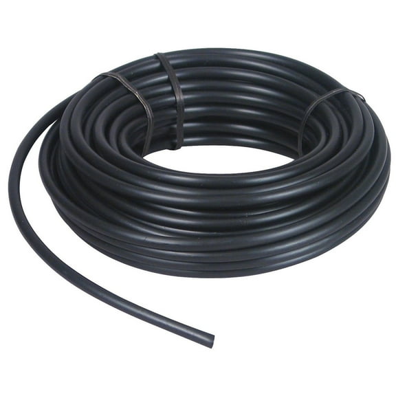 Rain Bird T22-100S Drip Irrigation 1/4" Blank Distribution Tubing, 100' Roll, Black