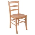 thumbnail image 4 of Kingfisher Lane 18" Ladder Back Solid Wood Dining Chair in Light Oak (Set of 2), 4 of 9