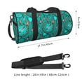 thumbnail image 2 of Balery Boho Dreamcatcher Bolsa de Gimnasio para Mujeres y Hombres, Bolsa de Viaje Impermeable, Bolsa de Fin de Semana con Compartimento para Zapatos y Bolsillo Húmedo, 2 of 6