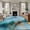 Multi, variant on 6'x9' Area Rugs, Teal Indoor Outdoor Area Rug for Living Room Bedroom, Luxury Marble Golden Modern Abstract Impressionist Washable Bathroom Rugs Kitchen Floor Carpet Mats Home Decor Aesthetic
