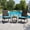Blue, variant on Vineego 3 Pieces Patio Rattan Rocking Chair Set with Cushion and Table Outdoor Porch and Garden Furniture, Beige