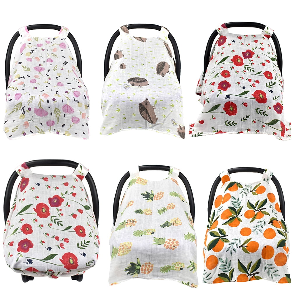 Baby Stroller Pram Car Seat Cover Breathable Sun Shade Canopy Blanket Bowknot 