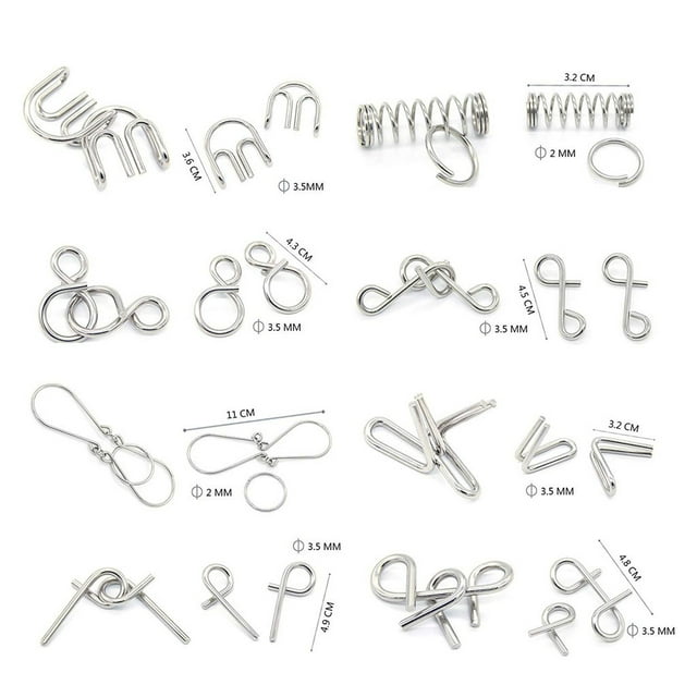 Metal Wire Puzzle Toy for Kids to Improve Creativity and Intelligence Quotient
