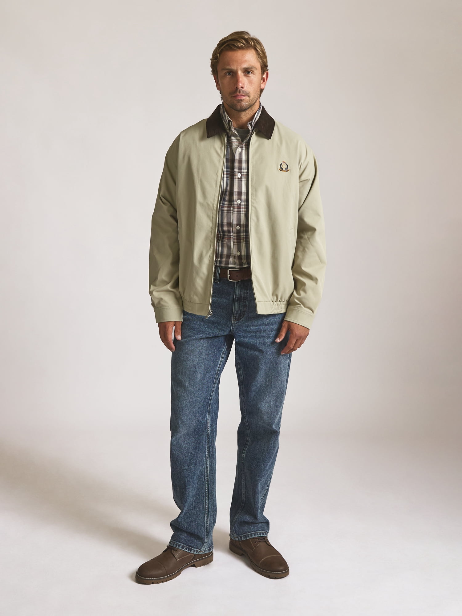 Chaps Men’s and Big Men’s Easy Care Long Sleeve Shirt, Sizes S–2XL