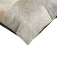 thumbnail image 2 of Natural Torino Cowhide Pillow 18x18 Gold Tan Quattro Design, 2 of 3