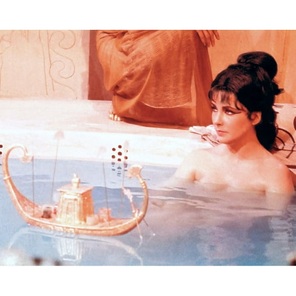 Cleopatra Elizabeth Taylor Taking Bath 24X36 Classic Hollywood Poster
