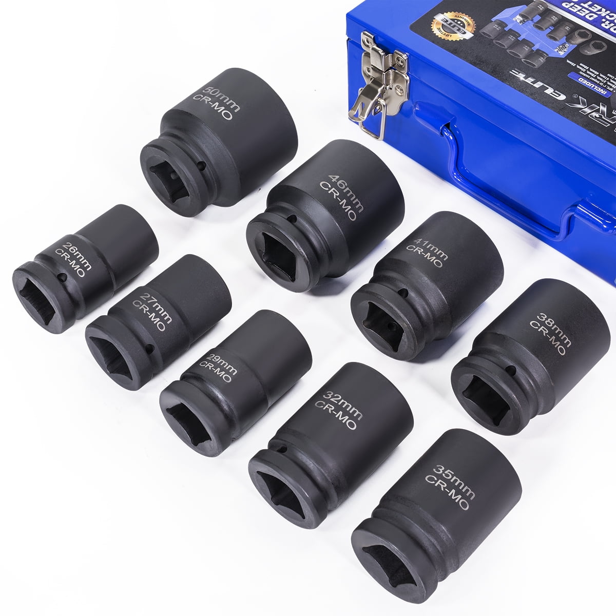 1 inch drive jumbo impact socket set