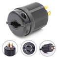 thumbnail image 4 of CAIJIEXI 30Amp Lock Adapter for NEMA L14-30P Generator Plug Grade Locking Male AC125V/250V Industrial Plug Electrical Plugs Accessories, 4 of 8