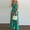 Green, variant on BRGZLK Womens Spaghetti Strap Dresses Summer Deep V Neck Sleeveless Halter Dress Floral Print Stylish Flowy Maxi Long Dresses Orange L