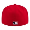thumbnail image 4 of Men's New Era  Red St. Louis Cardinals Hidden Hit 59FIFTY Fitted Hat, 4 of 5
