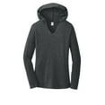 thumbnail image 5 of District Made Ladies Perfect Tri Long Sleeve Hoodie-3XL (Black Frost), 5 of 6