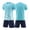 Sky Blue, variant on LWNYDPLSD Kids Soccer Jerseys Set Boys 2 Piece Football Outfits Teen Boys Training Team Athletic Workout Short Sleeve Shirts Quick Dry Fitness Shorts Suit for Gym Sport Toddler Boys Clothes