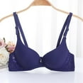 thumbnail image 2 of Push up Bra for Women, Seamless T Shirt Underwire Deep V Bralette, Padded Support Smoothing Comfy Lingerie, 2 of 3