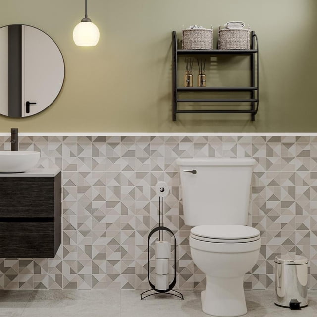 Repisa Baño Bath Accents Metal Chocolate 60X15X60 Cm