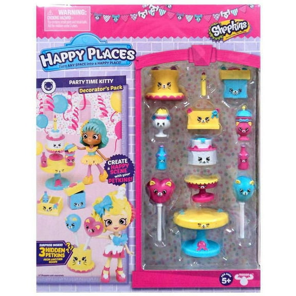 License 2 Play Happy Places Decorator Pack, Party Time Kitty, Dolls