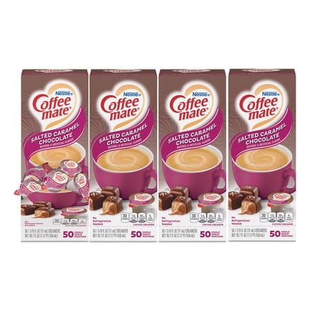 Coffee Mate® Lqd Coffee Creamer, Italian Sweet Creme, 0.38 Oz Mini Cups, 50/box, 4 Boxes/carton, 200 Total/carton