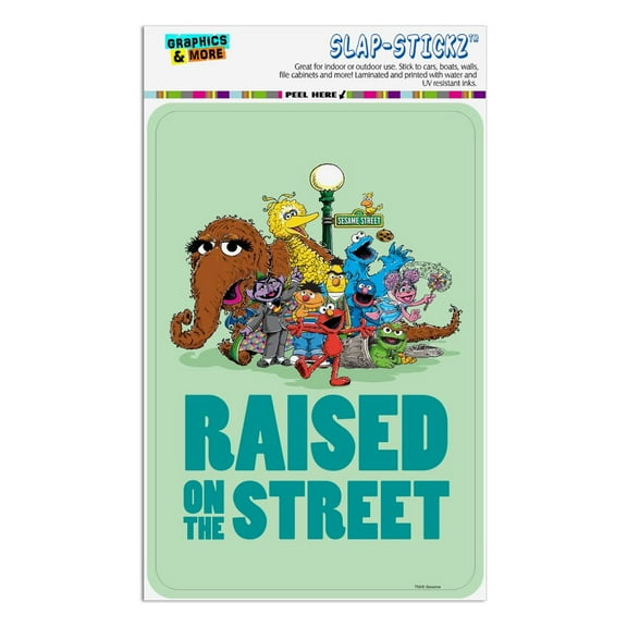 Sesame Street Raised on the Street Home Business Office Sign