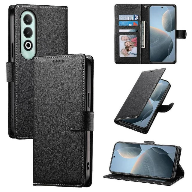 Case for FOXDOCK OnePlus Nord CE 4 5G Wallet Case – Premium Leather, 3 Card Slots, Shockproof Protection