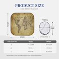 thumbnail image 3 of Fotbe Vintage World Map 2-Piece Car Windshield Sun Shade | Sun Blocker for Car Windshield | Foldable Automotive Interior Accessories for Sun Protection-Large, 3 of 7