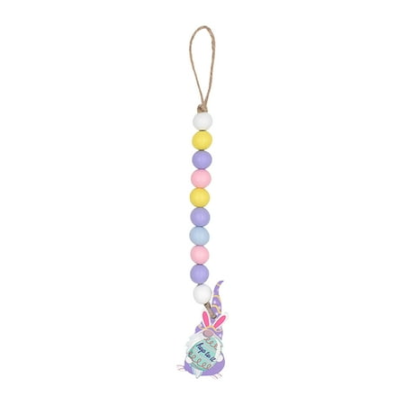 

Hot Deal Easter Beaded Tassel Colorful Ribbon Tray Decoration Easter Party Home Decor Hangs